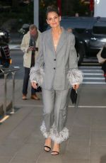 KATIE HOLMES Arrives at America Ballet Theater 2018 Fall Gala in New York 10/17/2018