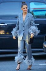 KATIE HOLMES Arrives at America Ballet Theater 2018 Fall Gala in New York 10/17/2018