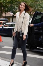 KATIE HOLMES Out and About in New York 10/16/2018