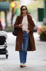 KATIE HOLMES Out for a Coffee in New York 10/04/2018