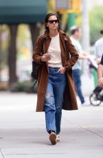 KATIE HOLMES Out for a Coffee in New York 10/04/2018