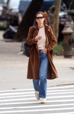 KATIE HOLMES Out for a Coffee in New York 10/04/2018