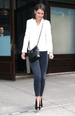 KATIE HOLMES Out in New York 10/16/2018