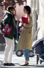 KATIE HOLMES Out in New York 10/23/2018
