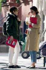 KATIE HOLMES Out in New York 10/23/2018