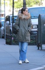 KATIE HOLMES Out in New York 10/25/2018