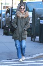 KATIE HOLMES Out in New York 10/25/2018