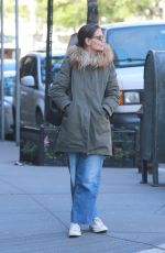KATIE HOLMES Out in New York 10/25/2018