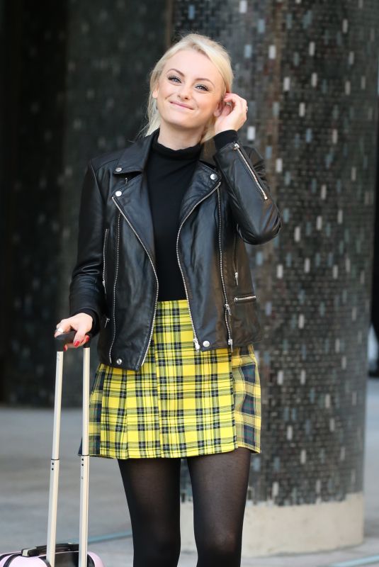 KATIE MCGLYNN Leaves ITV Studios in London 10/25/2018