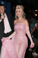 KATY PERRY Arrives at QVC Ffany Shoes on Sale Gala in New York 10/11/2018
