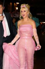 KATY PERRY Arrives at QVC Ffany Shoes on Sale Gala in New York 10/11/2018