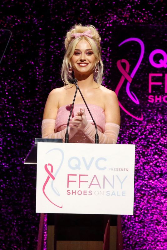 KATY PERRY at QVC Presents Ffany Shoes on Sale Gala in New York 10/11/2018