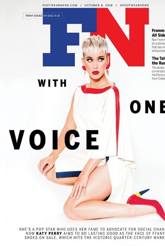 KATY PERRY fot Footwear News Magazine, October 2018