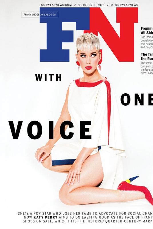 KATY PERRY fot Footwear News Magazine, October 2018