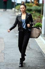 KATYA JONES Out and About in London 10/17/2018