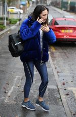 KATYA JONES Out in London 10/26/2018