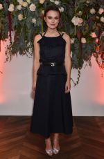 KEIRA KNIGHTLEY at Colette Premiere Party at BFI London Film Festival 10/11/2018