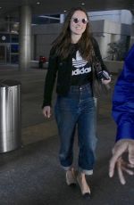 KEIRA KNIGHTLEY at LAX Airport in Los Angles 10/14/2018