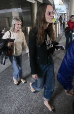 KEIRA KNIGHTLEY at LAX Airport in Los Angles 10/14/2018