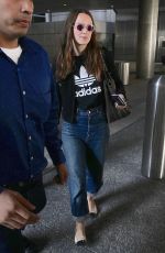 KEIRA KNIGHTLEY at LAX Airport in Los Angles 10/14/2018