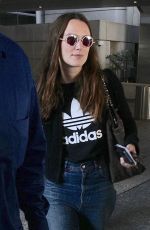 KEIRA KNIGHTLEY at LAX Airport in Los Angles 10/14/2018