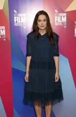 KEIRA KNIGHTLEY at Screen Talks with Keira Knightley at BFI London Film Festival 10/12/2018