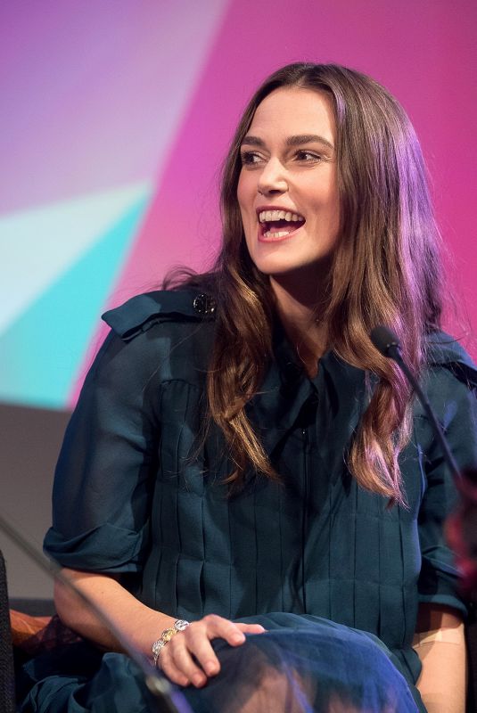 KEIRA KNIGHTLEY at Screen Talks with Keira Knightley at BFI London Film Festival 10/12/2018