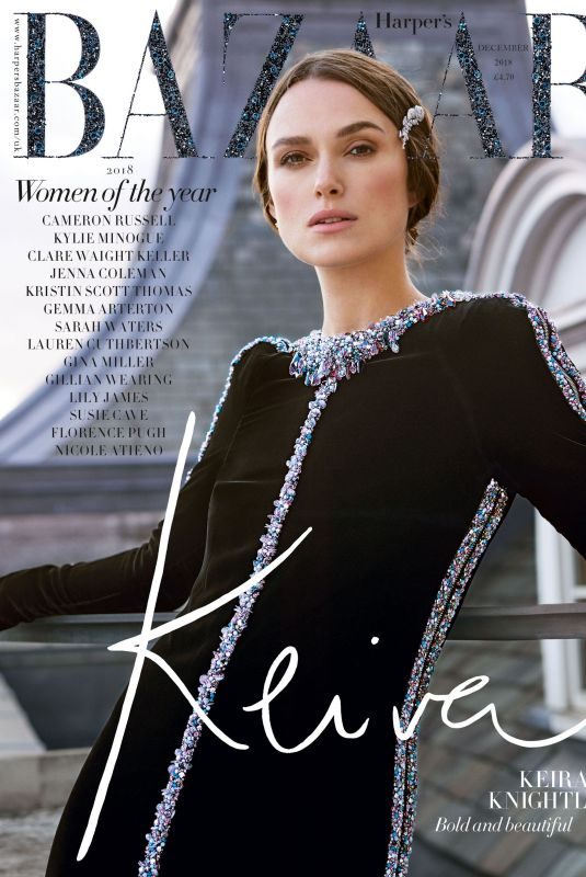 KEIRA KNIGHTLEY in Harper’s Bazaar Magazine, UK December 2018