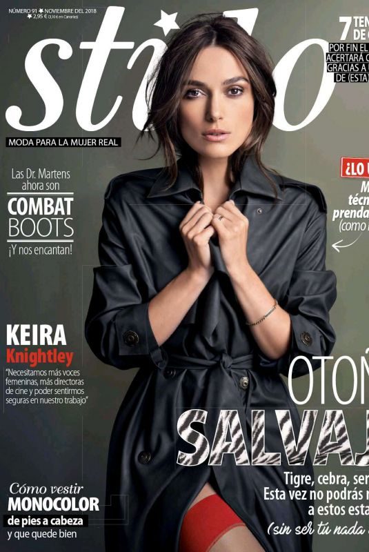 KEIRA KNIGHTLEY in Stilo Magazine, November 2018
