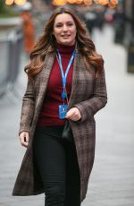 KELLY BROOK Arrives at Global Radio in London 10/30/2018