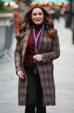 KELLY BROOK Arrives at Global Radio in London 10/30/2018