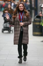 KELLY BROOK Arrives at Global Radio in London 10/30/2018