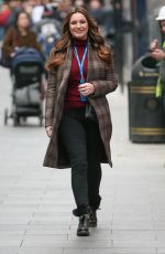 KELLY BROOK Arrives at Global Radio in London 10/30/2018