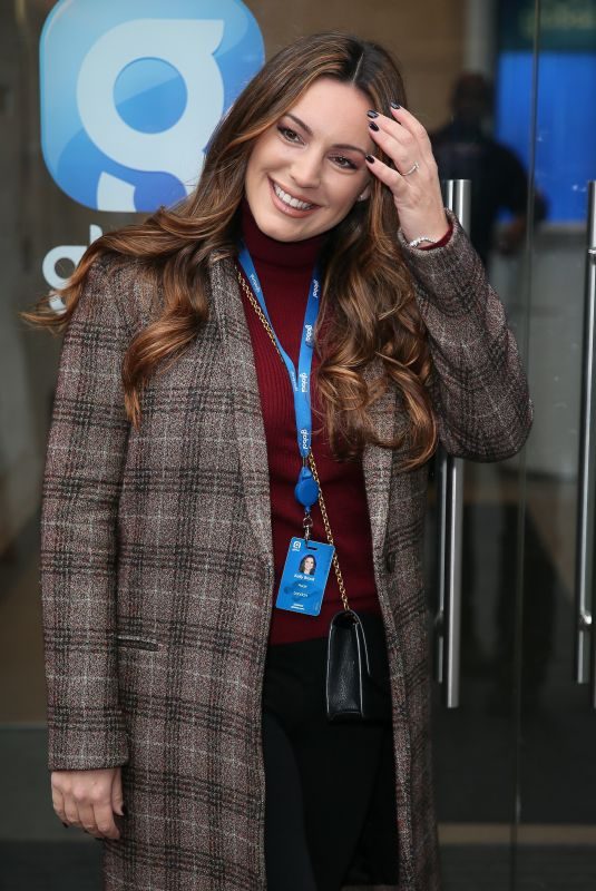 KELLY BROOK Arrives at Global Radio in London 10/30/2018