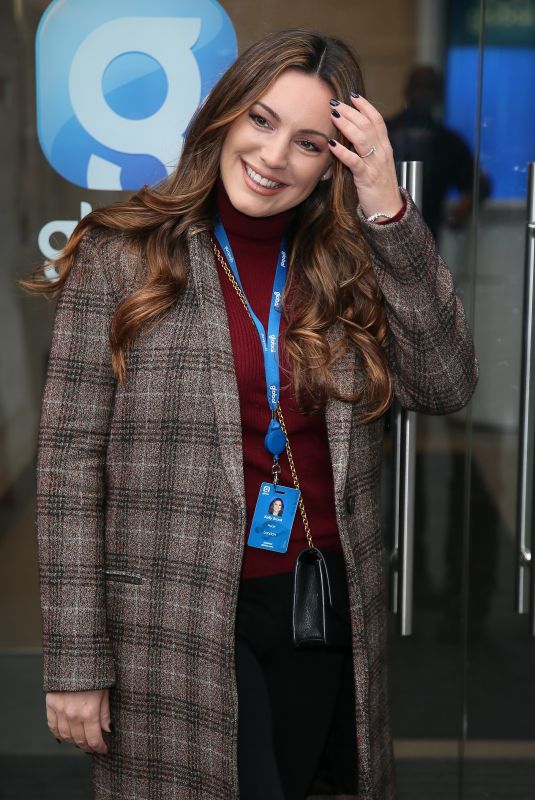 KELLY BROOK Arrives at Global Radio in London 10/30/2018