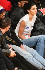 KENDALL JENNER at LA Lakers vs Houston Rockets Game in Los Angeles 10/21/2018