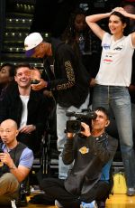 KENDALL JENNER at LA Lakers vs Houston Rockets Game in Los Angeles 10/21/2018