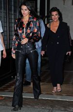 KENDALL JENNER at Nobu in New York 10/10/2018
