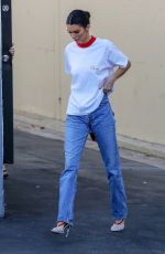 KENDALL JENNER Leaves a Studio in Los Angeles 10/08/2018