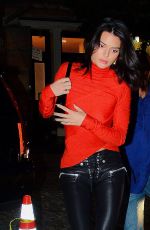 KENDALL JENNER Leaves Greenwich Hotel in New York 10/09/2018