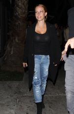 KENDRA WILKINSON Night Out in Hollywood 10/17/2018
