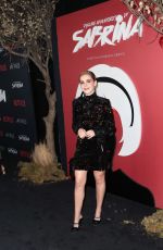 KIERNAN SHIPKA at Chilling Adventures of Sabrina Premiere in Hollywood 10/19/2018