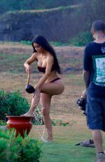 KIM KARDASHIAN in Bikini at a Photoshoot in Bali 10/03/2018