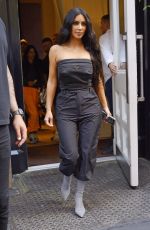 KIM KARDASHIAN Leaves Her Hotel in New York 09/30/2018