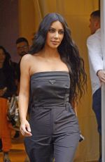 KIM KARDASHIAN Leaves Her Hotel in New York 09/30/2018