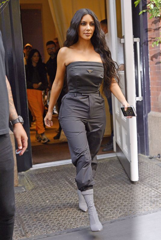 KIM KARDASHIAN Leaves Her Hotel in New York 09/30/2018