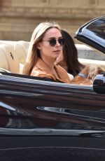 KIMBERLEY GARNER Driving Out Her Ferrari in Kensington 10/24/2018