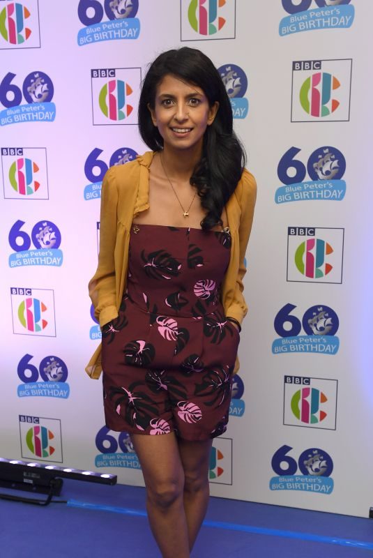 KONNIE HUQ at Blue Peter’s Big Birthday 60 Years Celebration in London 10/16/2018