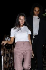 KOURTNEY KARDASHIAN at Pace Restaurant in Los Angeles 10/03/2018