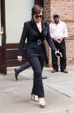 KRIS JENNER Out and About in  New York 10/11/2018